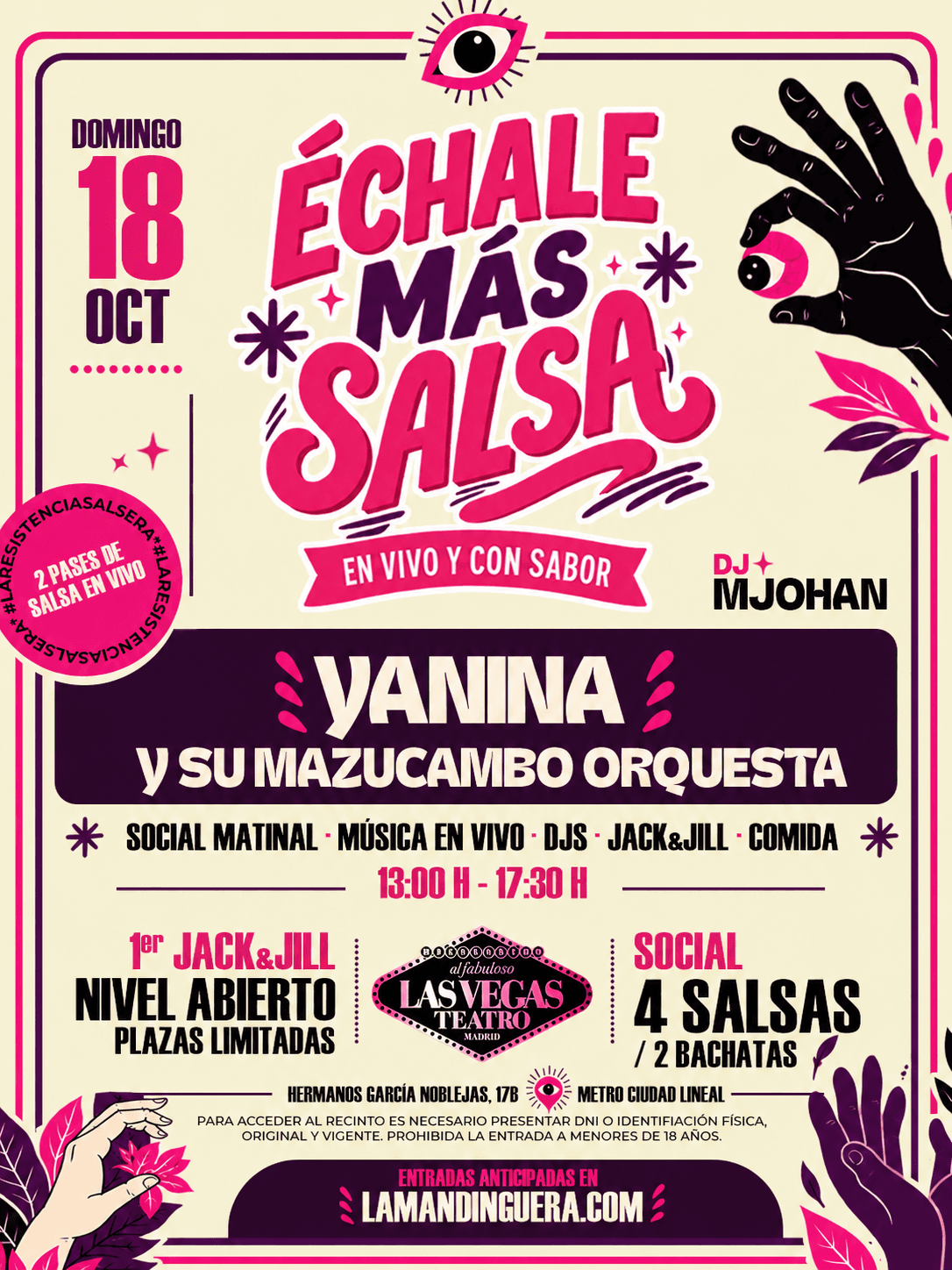 Cartel de Échale Más Salsa