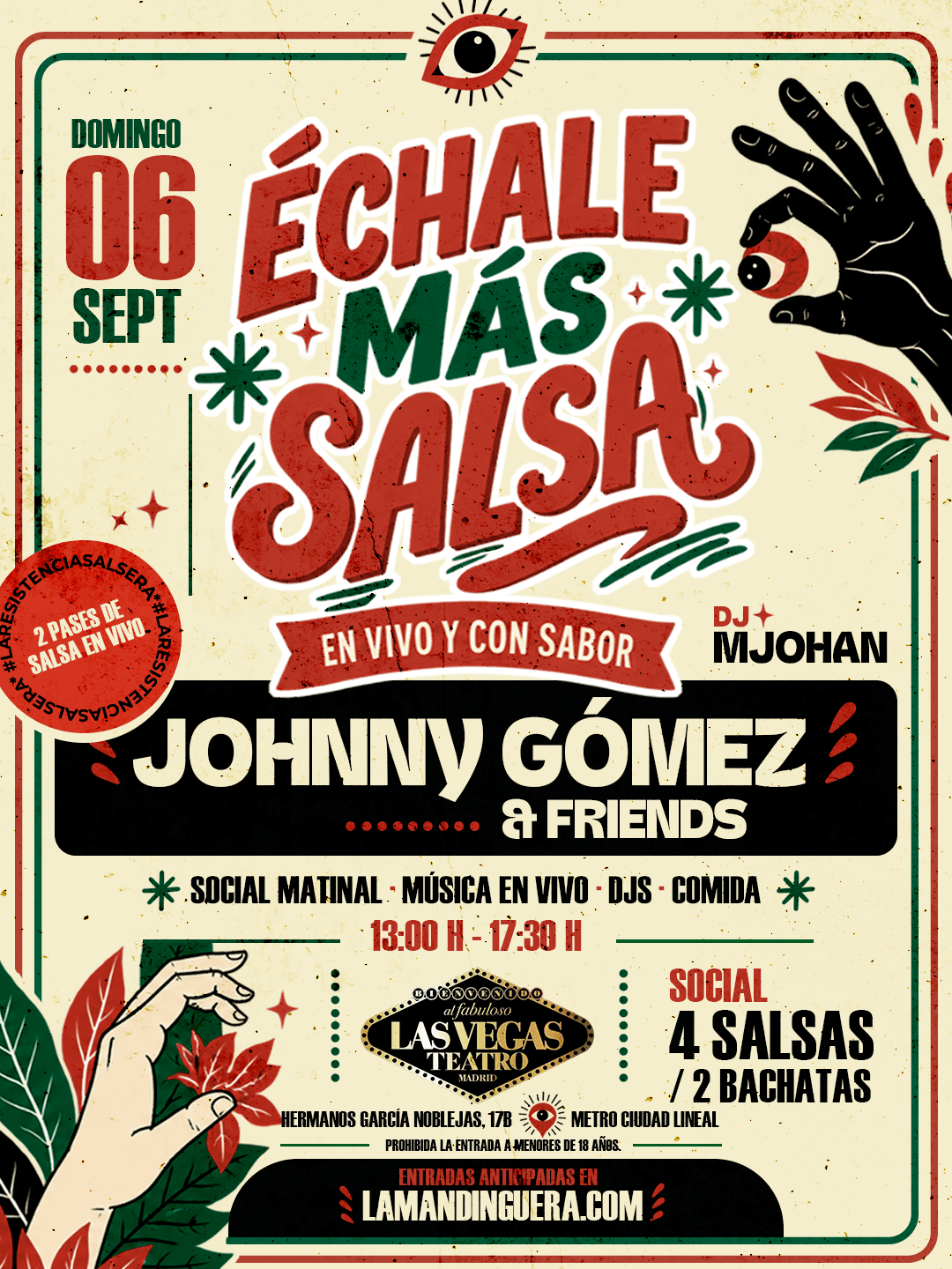 Cartel de Échale Más Salsa