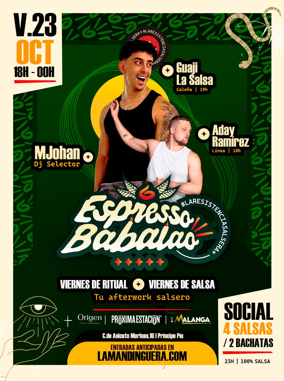 Cartel de Espresso Babalao